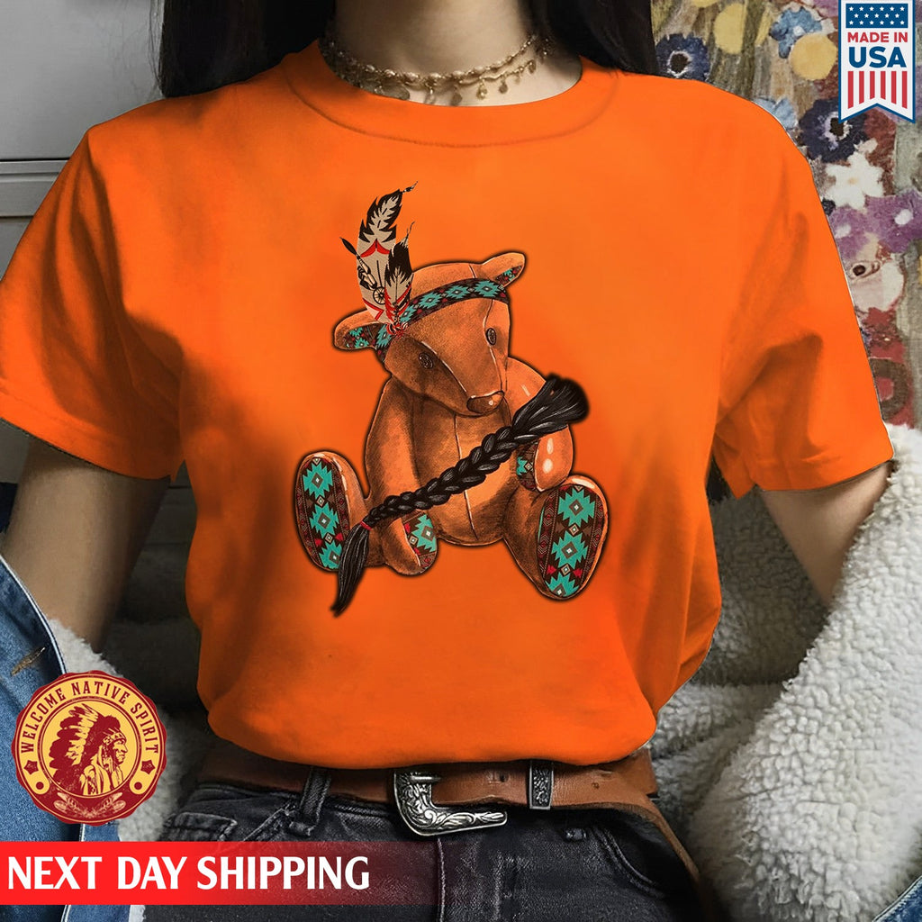 Every Child Matters Orange Bear Indigenous Unisex T-shirt/Hoodie/Sweatshirt