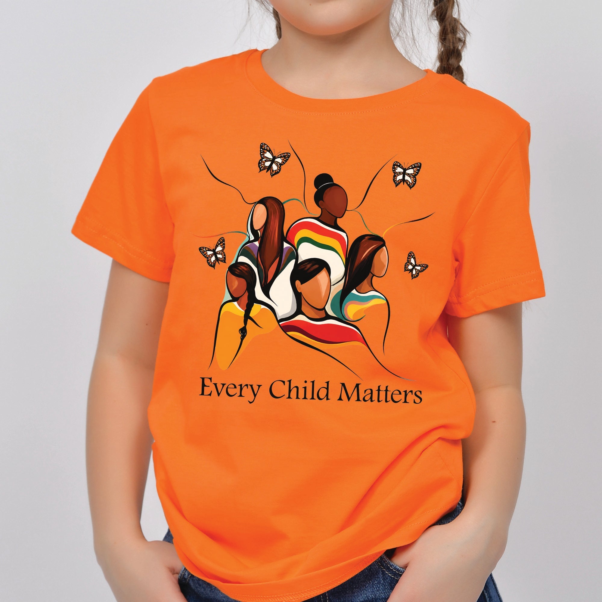 The Circle Remembers Every Child - Indigenous Children & Butterfly Remembrance Unisex T-shirt/Hoodie/Sweatshirt