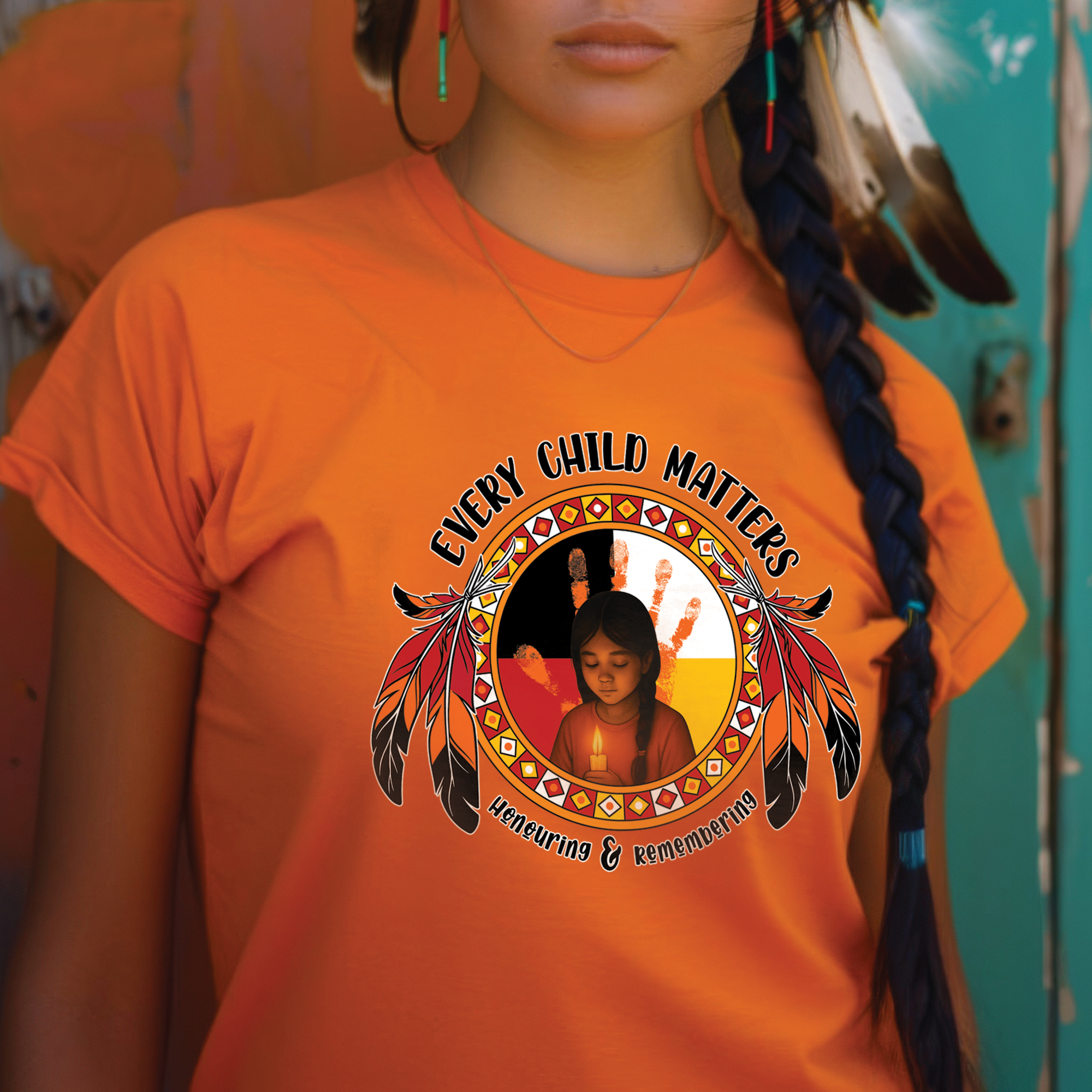 Remembering the Lost, Honouring the Survivors For Orange Shirt Day Unisex T-shirt/Hoodie/Sweatshirt 148