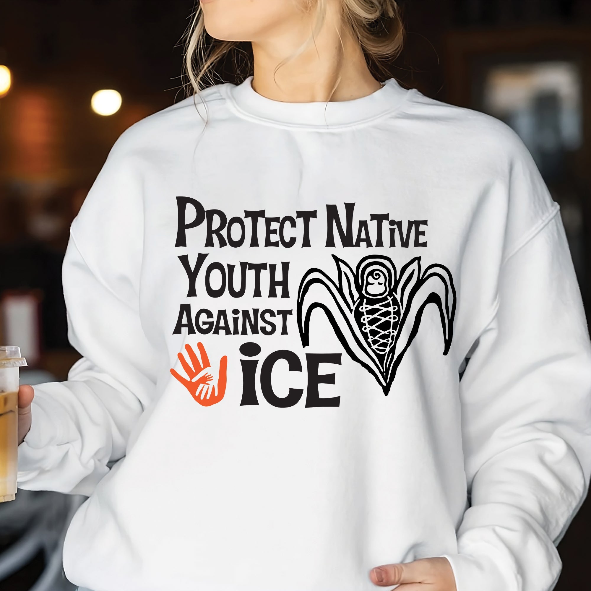 Protect Native Youth Against ICE Indigenous Rights Awareness Unisex T-shirt/Hoodie/Sweatshirt