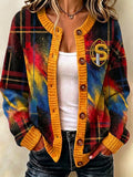 Women'S Football Knit Cardigan