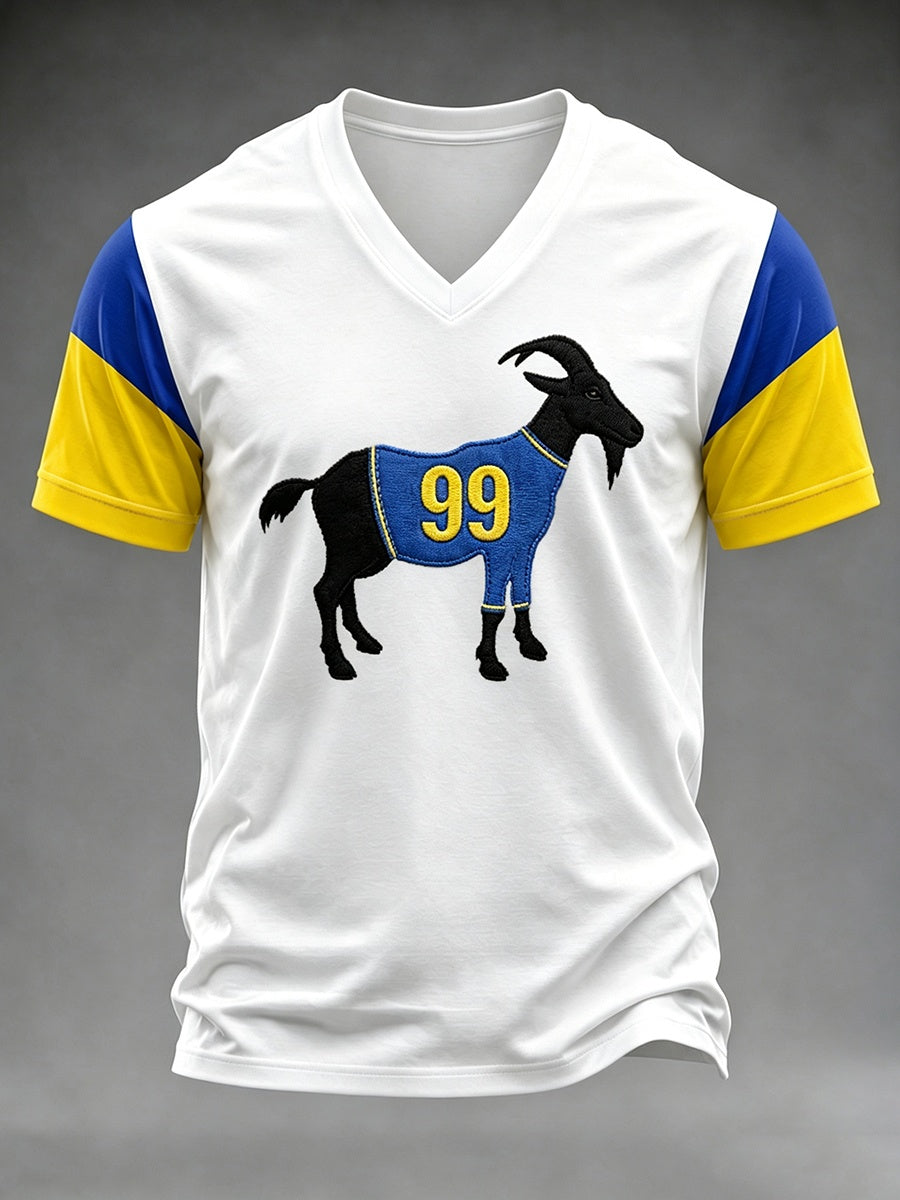 Men's Football Print Casual T-Shirt