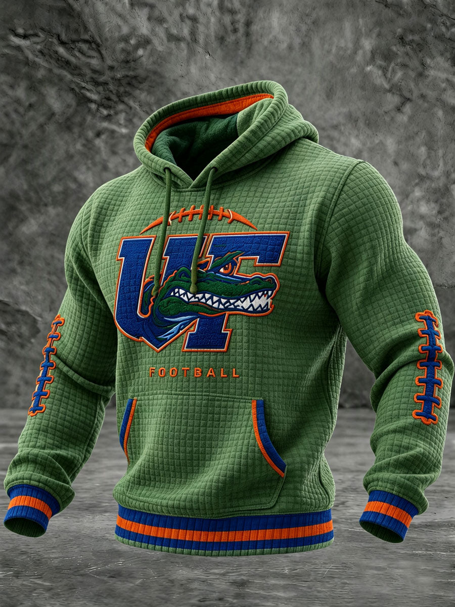 Men'S Football Printed Casual Hoodie