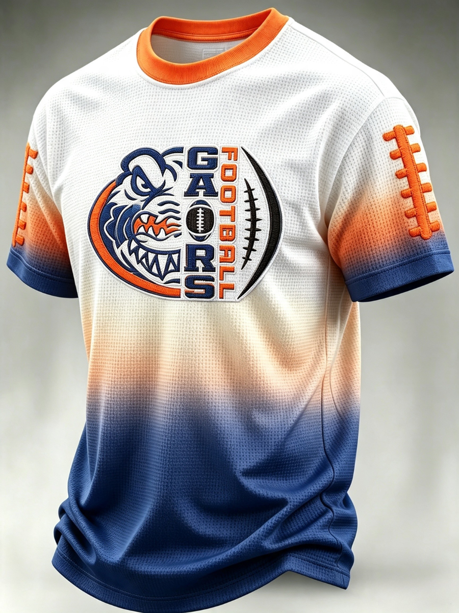 Men's Football Fan Waffle T-Shirt