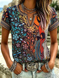 ❤️Buy 3 Get 20% Off❤️Women's  Retro Orange Shirt Day Print T-shirt