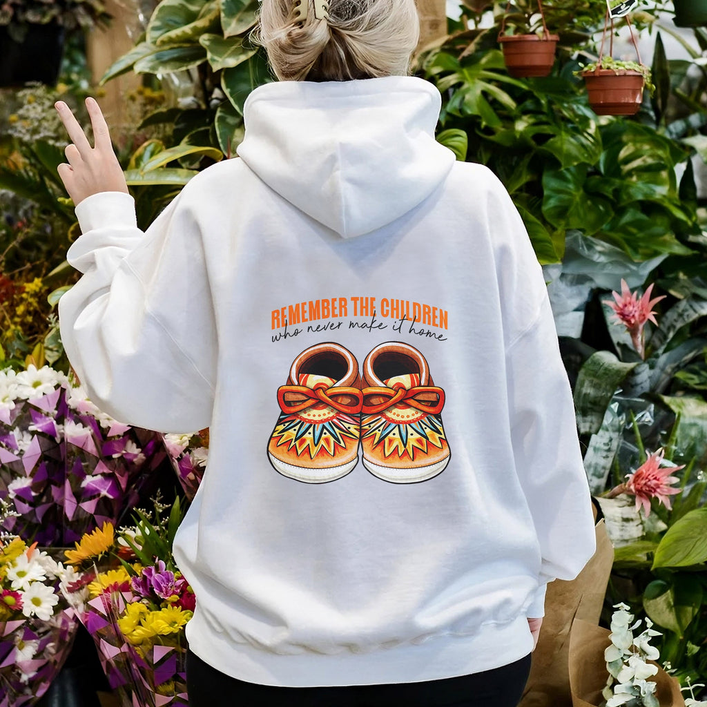 Every Child Matters Shoes Indigenous Orange Shirt Day Unisex Back T-shirt/Hoodie/Sweatshirt
