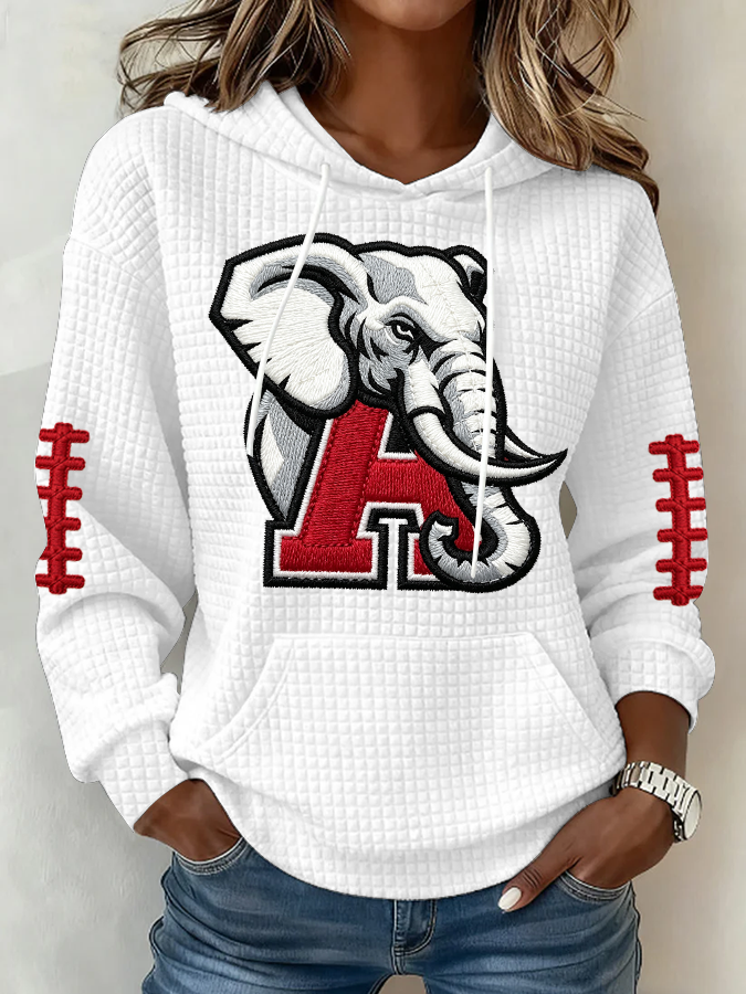 Women's Football Print Sweatshirt
