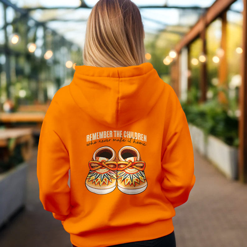 Every Child Matters Shoes Indigenous Orange Shirt Day Unisex Back T-shirt/Hoodie/Sweatshirt