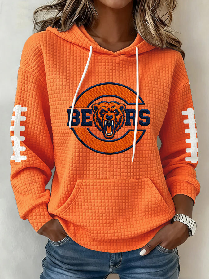 Women'S Football Fans Print Sweatshirt