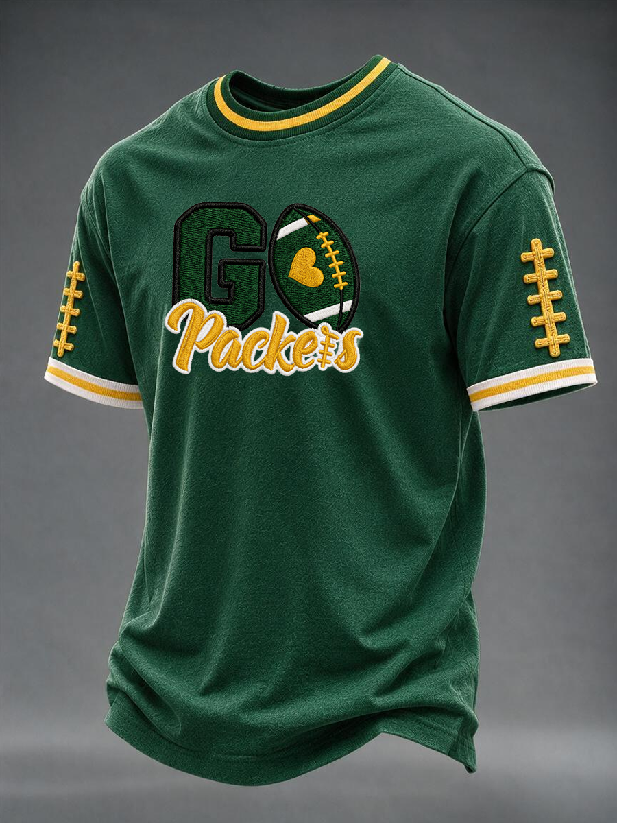 Men'S Football Fan Printed T-Shirt