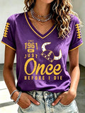 Women's Football Print Short-Sleeve T-Shirt
