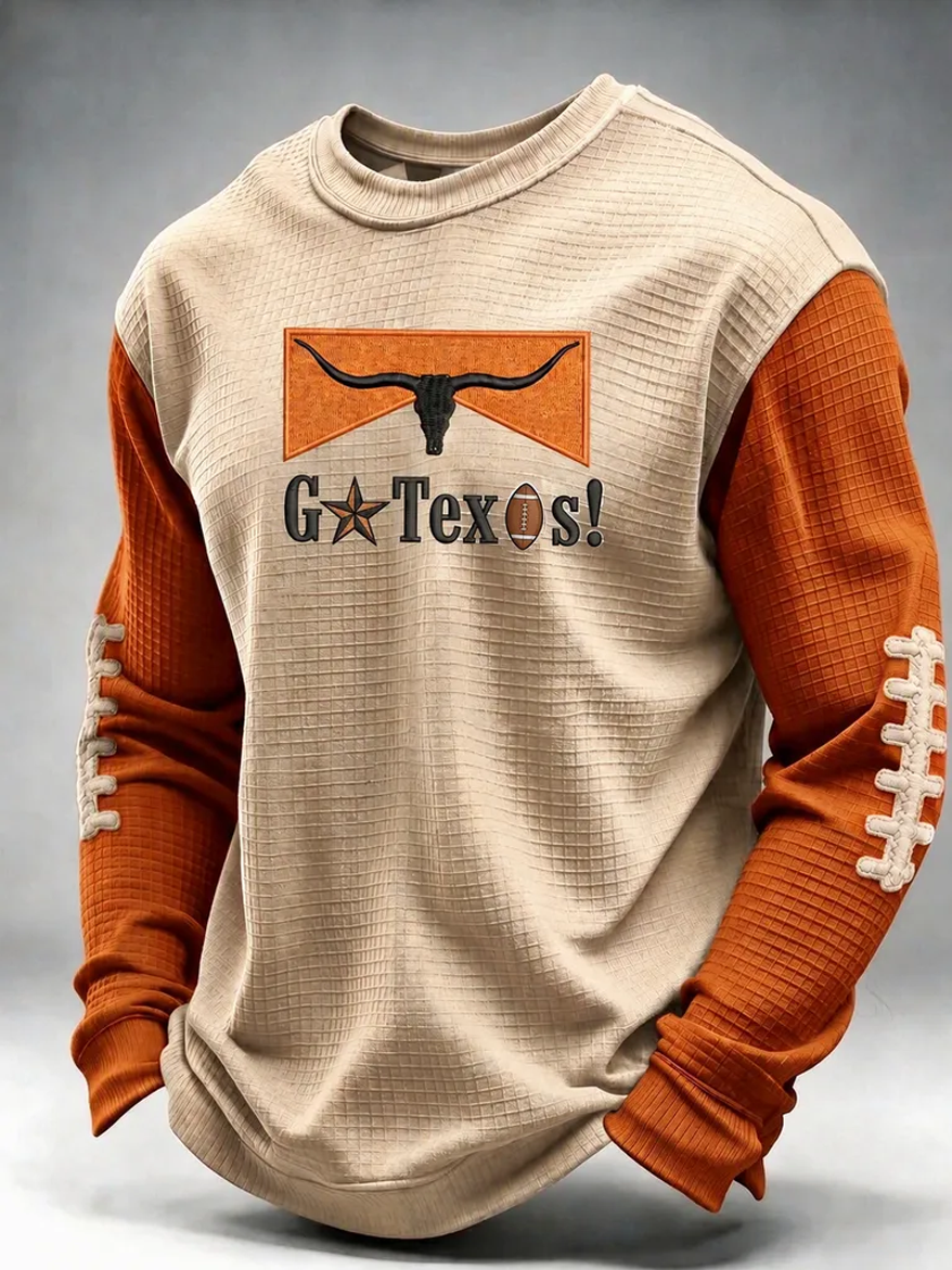 Men's Rugby Printed Waffle T-Shirt