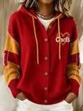 Ladies' Football Fan Casual Cardigan