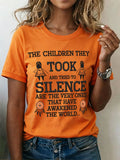 ❤️Buy 3 Get 20% Off❤️Women's  Retro Orange Shirt Day Print T-shirt