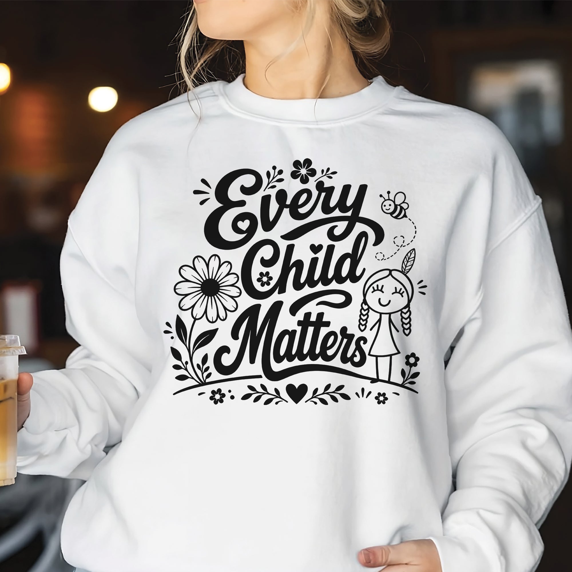 Every Child Matters Native Orange Shirt – Indigenous Children Awareness Floral Graphic Unisex T-shirt/Hoodie/Sweatshirt
