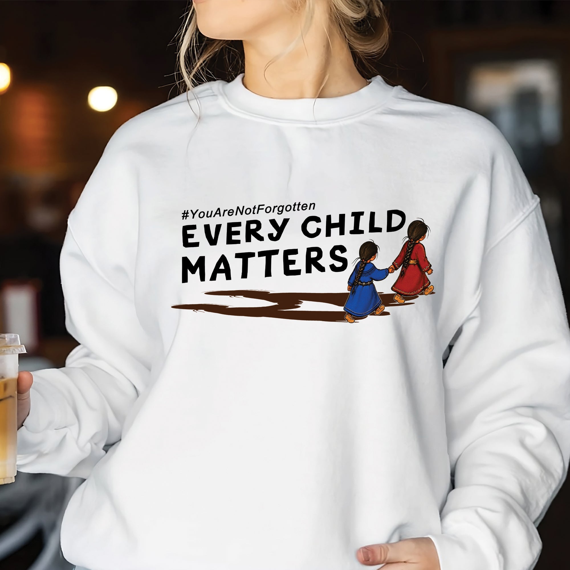 Walking Home Together Every Child Matters Orange Shirt Day Shirt Unisex T-shirt/Hoodie/Sweatshirt