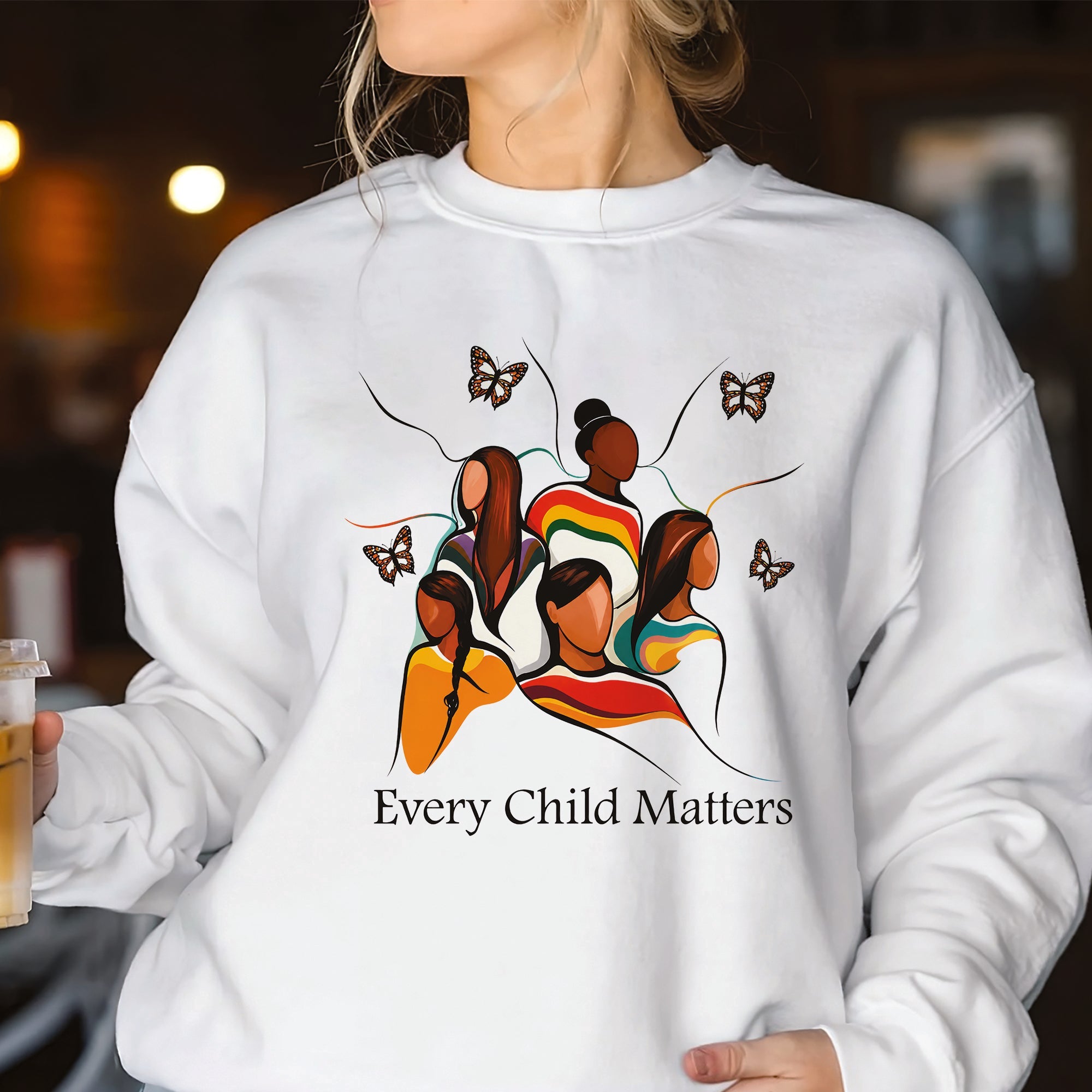 The Circle Remembers Every Child - Indigenous Children & Butterfly Remembrance Unisex T-shirt/Hoodie/Sweatshirt