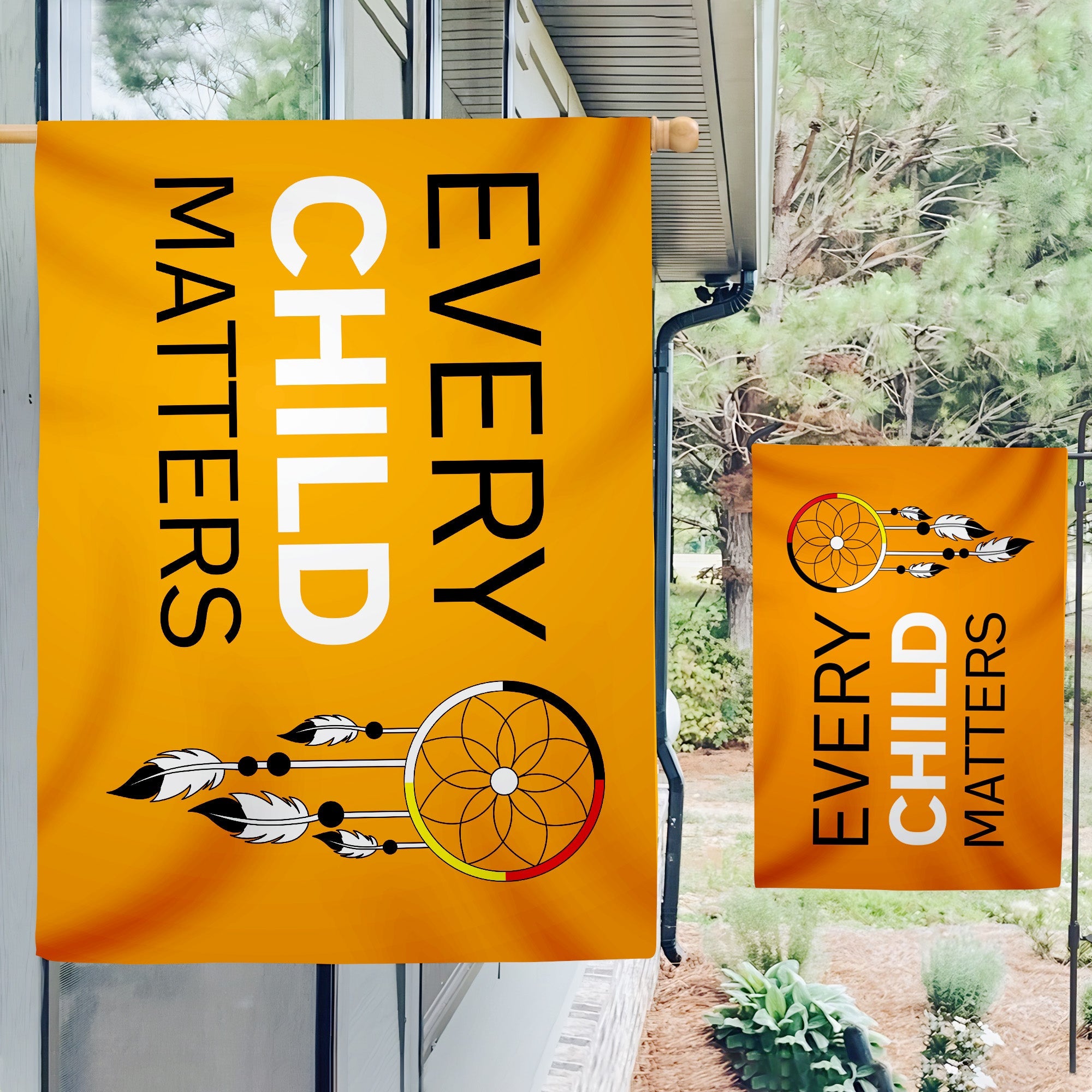 Dreamcatcher of Hope, Every Child Matters - Native American Flag Garden House Yard for Decor Outdoor