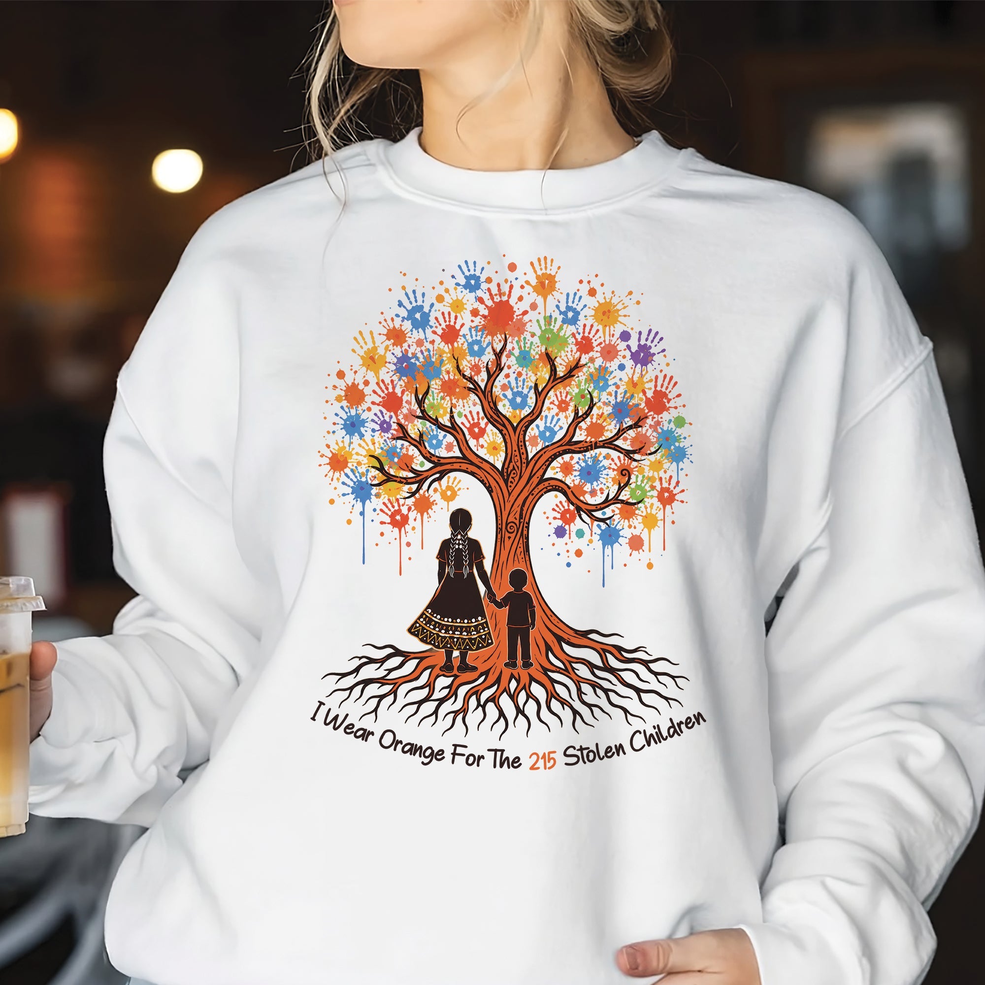 Remember the 215 Orange Shirt – Every Child Matters Indigenous Memorial Unisex T-shirt/Hoodie/Sweatshirt