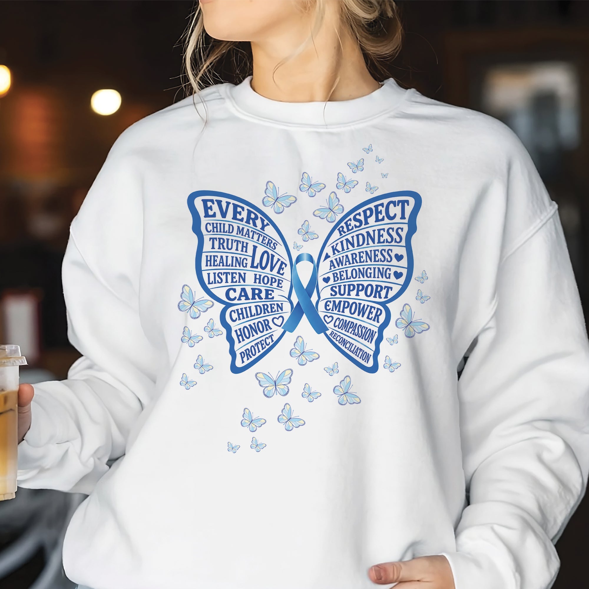 Every Child Matters Orange Shirt – Butterfly Truth Healing Awareness Unisex T-shirt/Hoodie/Sweatshirt