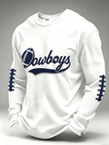 Men'S Retro Football Waffle T-Shirt