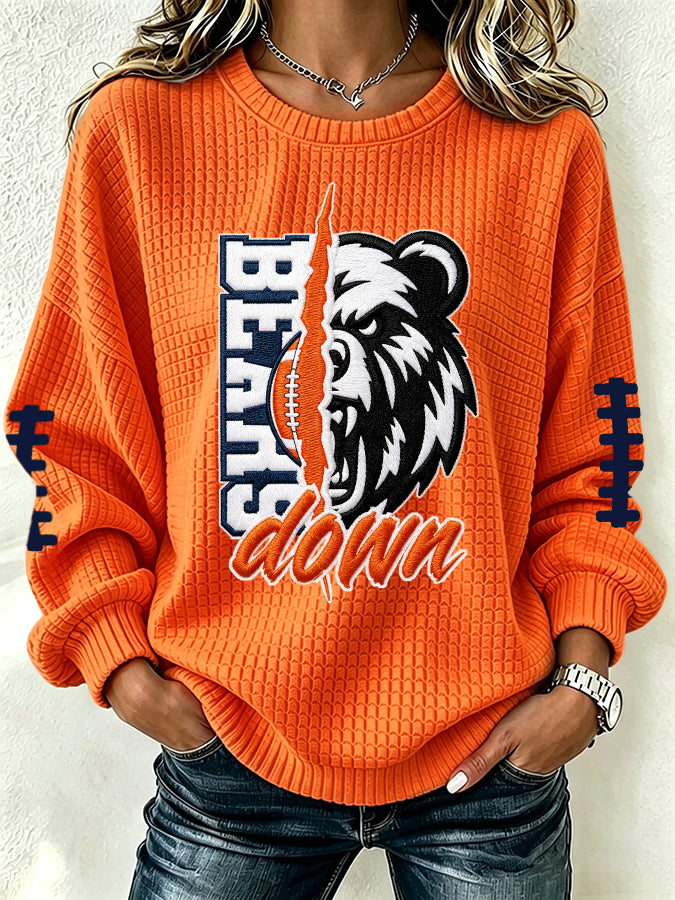Women'S Football Sports Casual Pullover