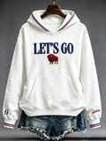 Women'S Football Lover Bulls BUF Art Printed Regular Sweatshirt