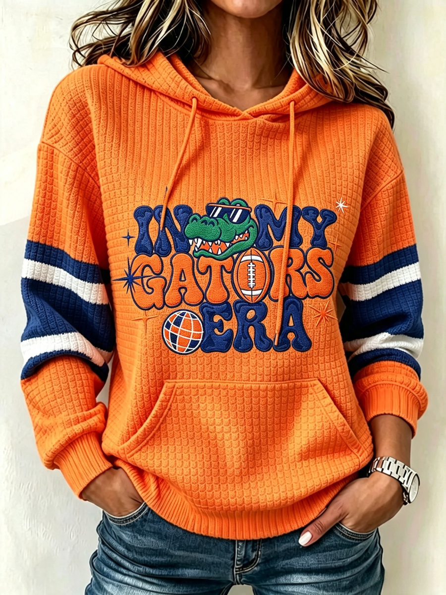 Women's Football Print Sweatshirt
