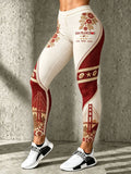Women'S Football Print Leggings