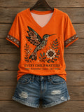 ❤️Buy 3 Get 20% Off❤️Women's National Day For Truth And Reconciliation Printed Top