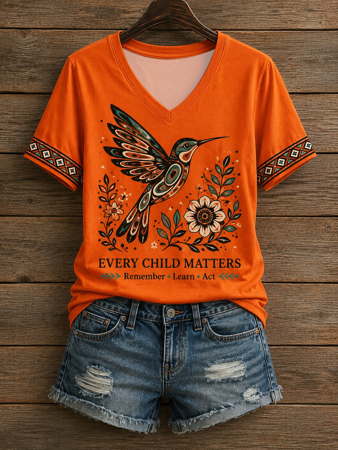 ❤️Buy 3 Get 20% Off❤️Women's National Day For Truth And Reconciliation Printed Top