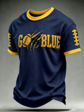 Men'S Football Fan Waffle T-Shirt