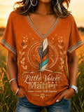 Women's National Day For Truth And Reconciliation Printed Top