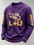 Men's Football Printed Waffle T-Shirt