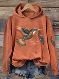 Women's Orange Shirt Day Printed Long Sleeve Hoodie