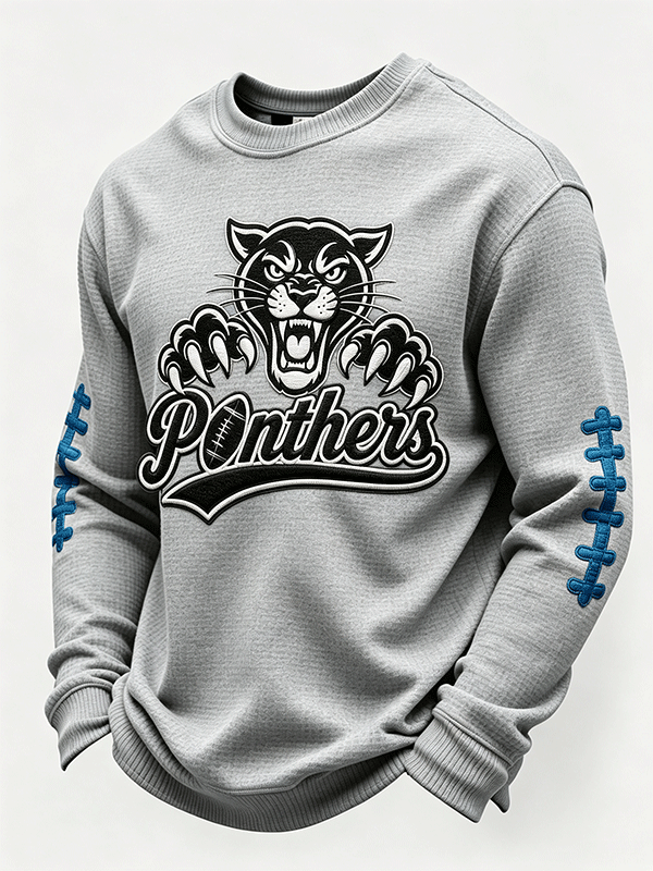 Men'S Football Enthusiast Sports Waffle Top