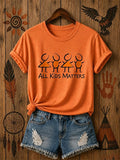 ❤️Buy 3 Get 20% Off❤️Women's  Retro   Orange Shirt Day Print T-shirt