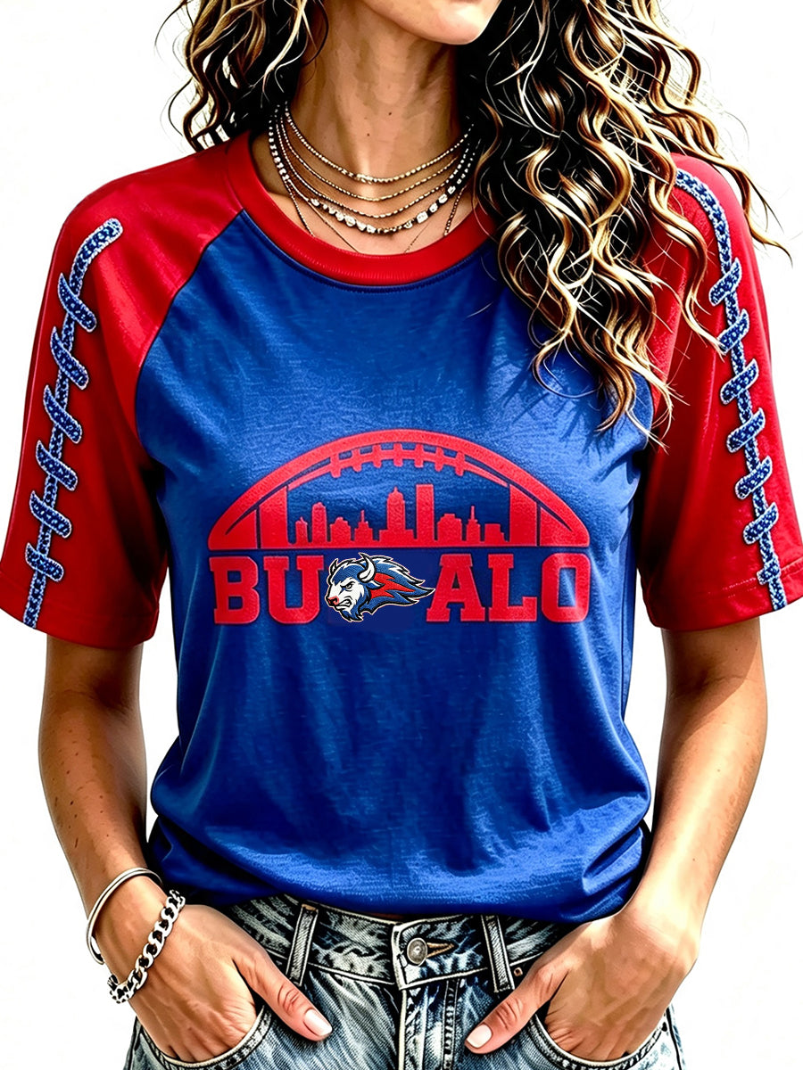 Women's Football Short-Sleeve T-Shirt
