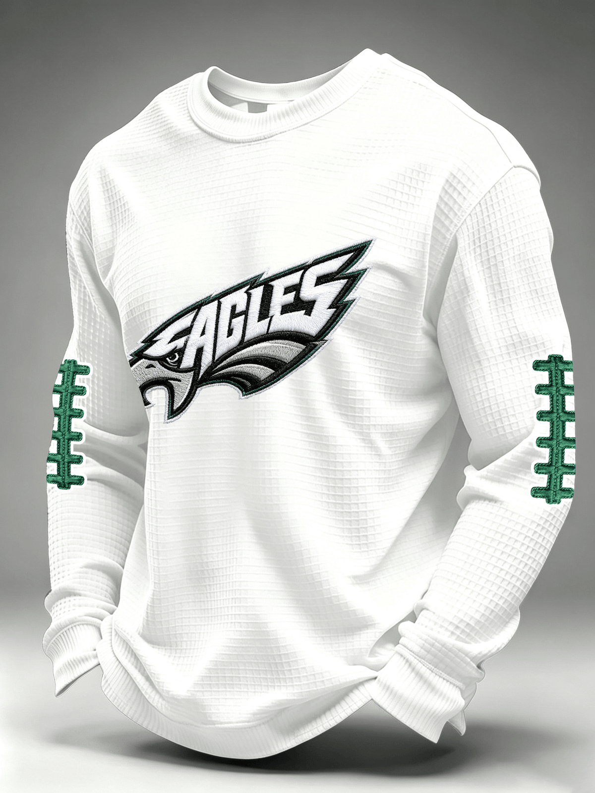 Men'S Football Enthusiast Sports Waffle Top