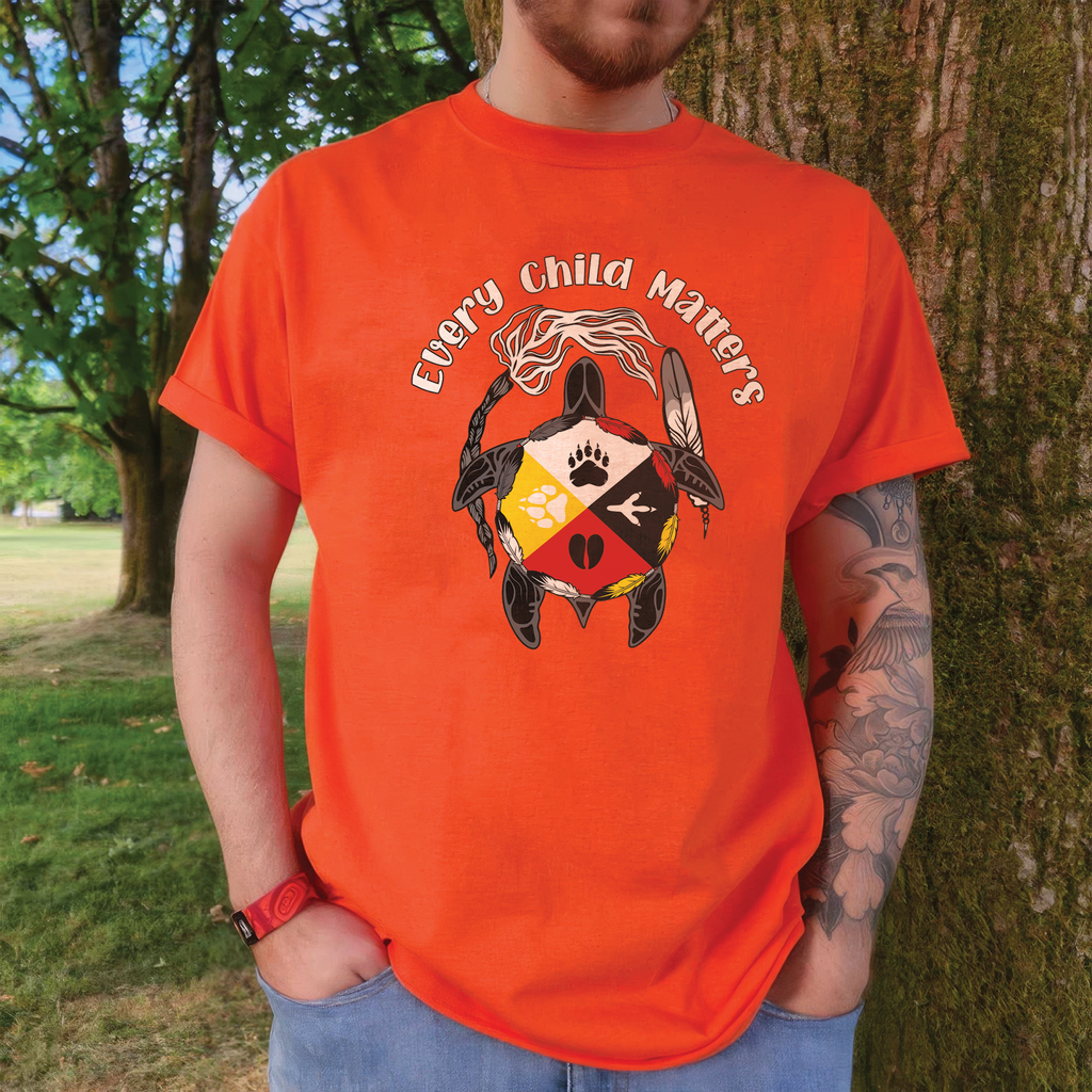 Sacred Circle of Healing – For Orange Shirt Day Unisex T-shirt/Hoodie/Sweatshirt 143