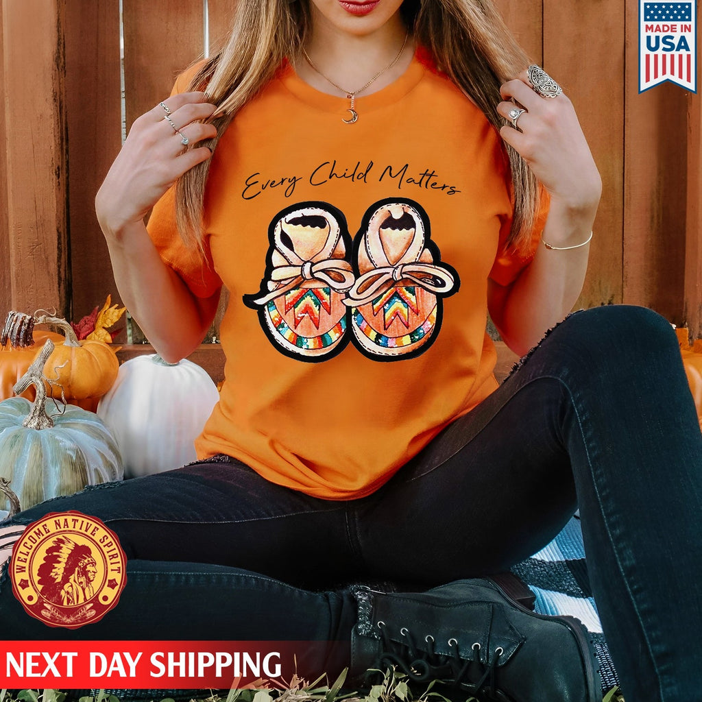 Every Child Matters Shoes Indigenous Orange Shirt Day Unisex T-shirt/Hoodie/Sweatshirt