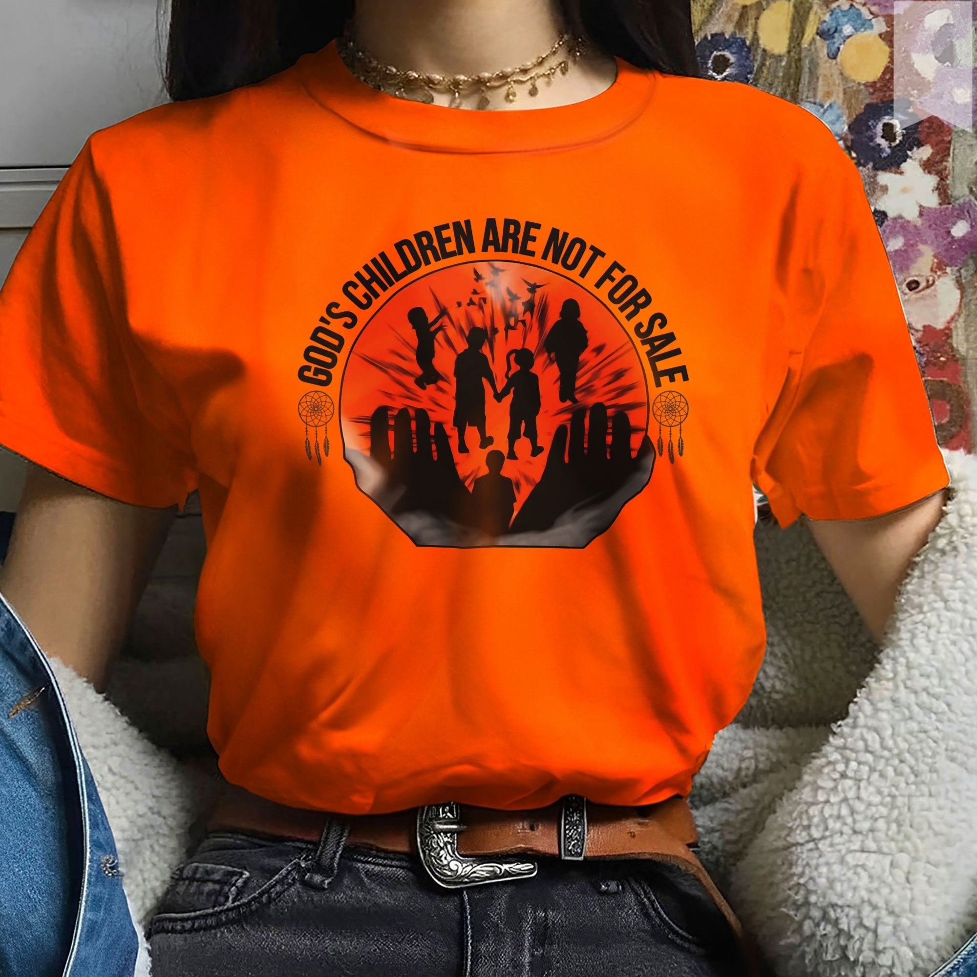 Every Child Matters Youth in Good Hands Native American Unisex T-shirt/Hoodie/Sweatshirt
