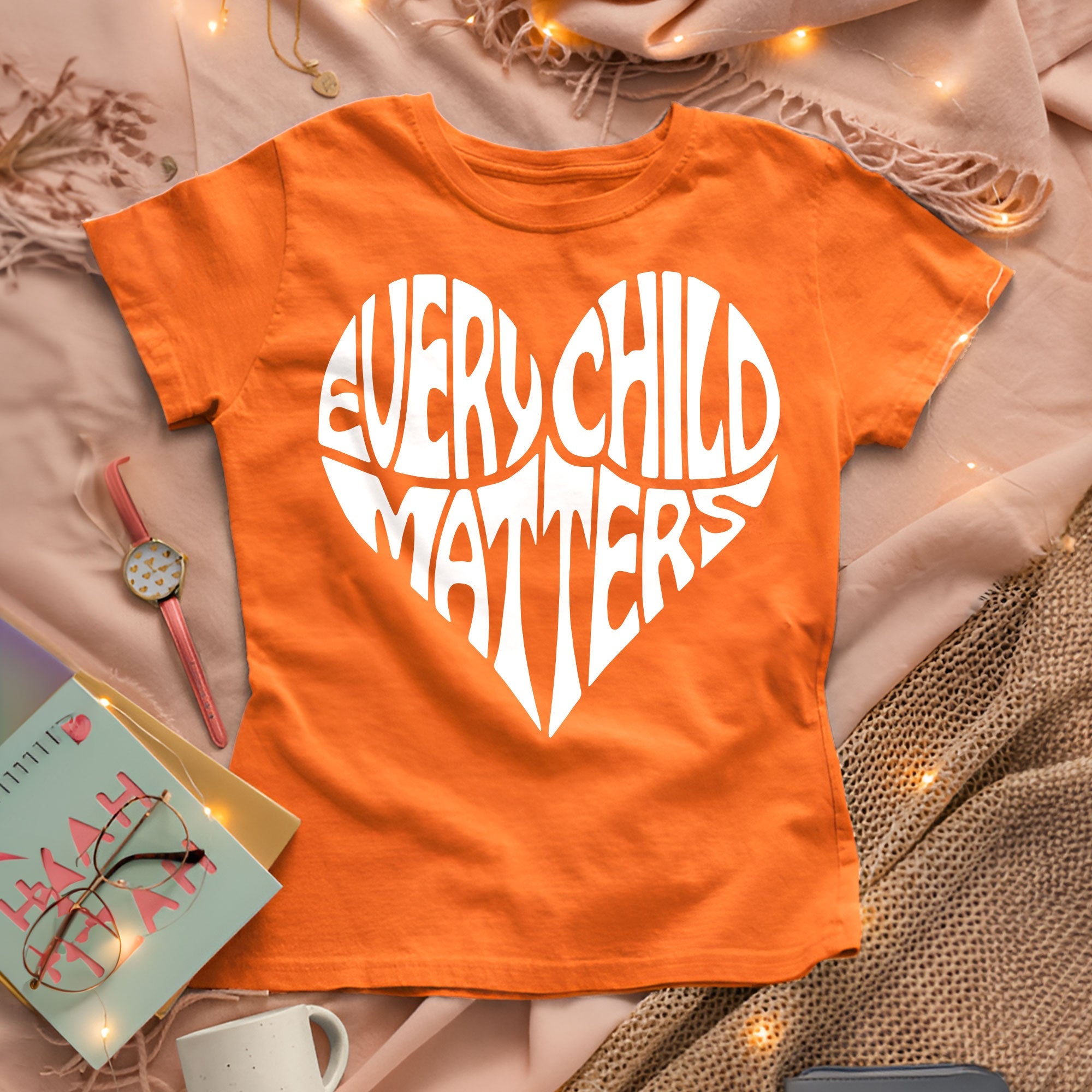 Every Child Matters Native Children Cared By Heart Native American Unisex T-shirt/Hoodie/Sweatshirt