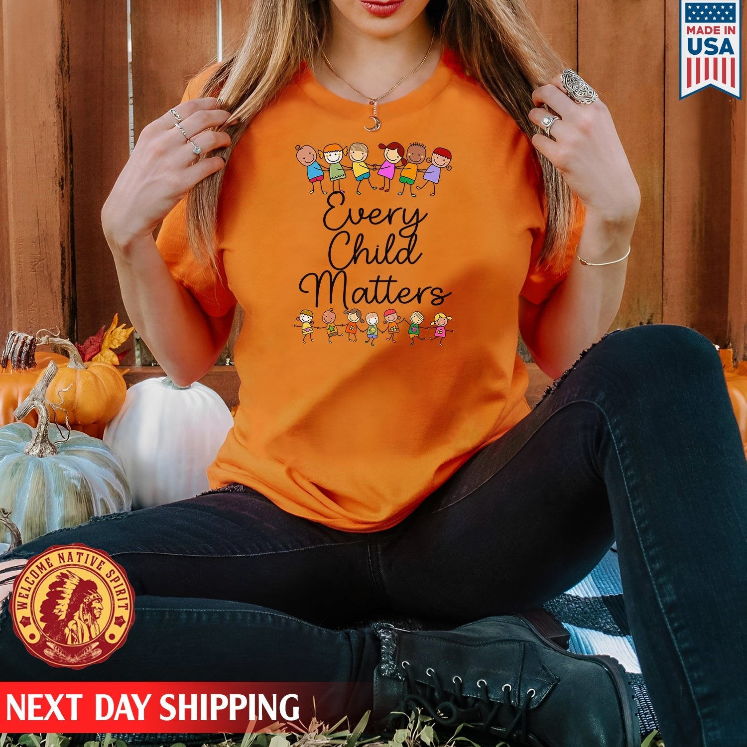 Every Child Matters Children Together For Orange Day Unisex T-shirt/Hoodie/Sweatshirt