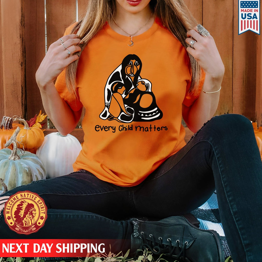 Every Child Matters Grandma With Grandniece Together For Orange Day Unisex T-shirt/Hoodie/Sweatshirt