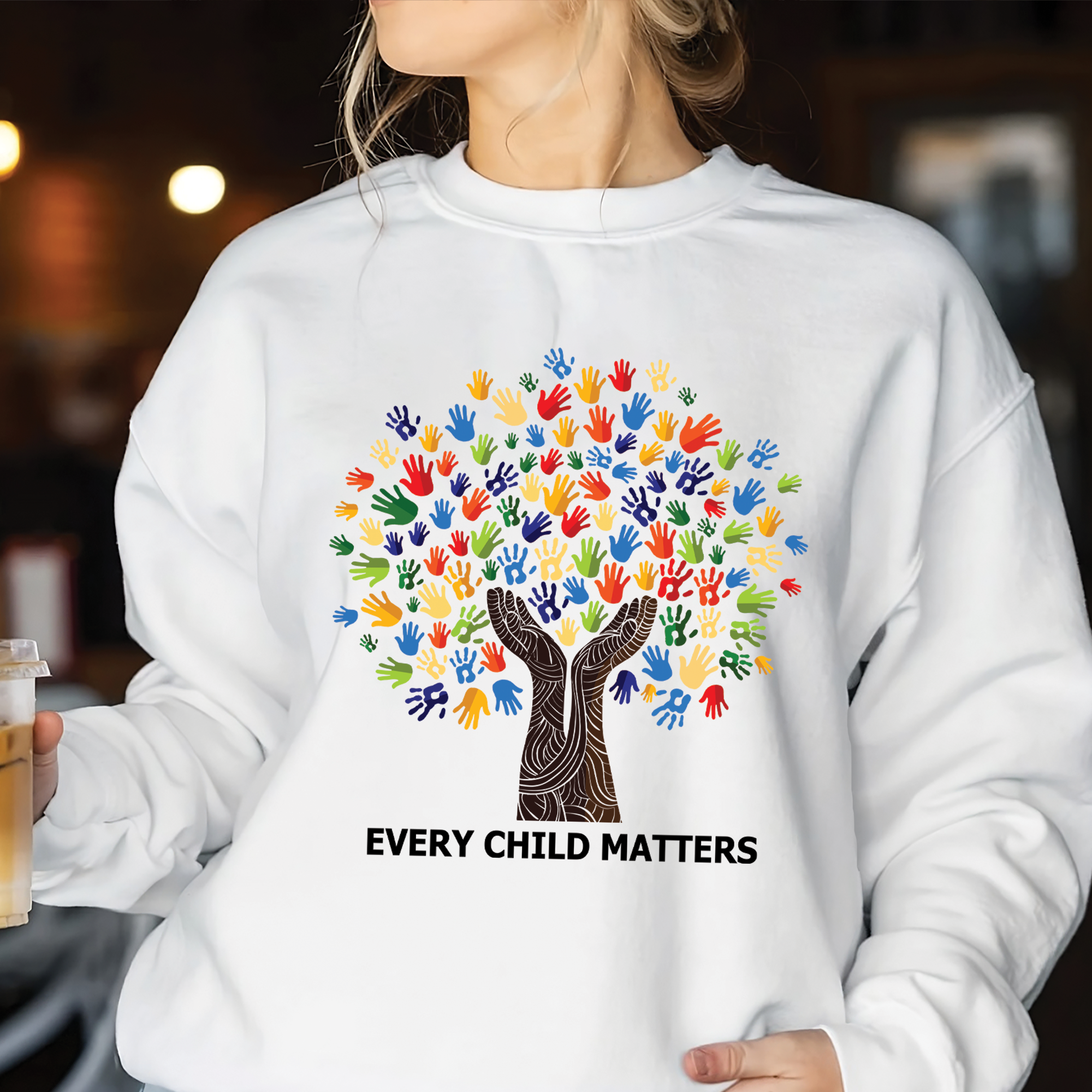 Tree of Life, Handprints of Unity and Strength - For Every Child Matters Unisex T-shirt/Hoodie/Sweatshirt 170