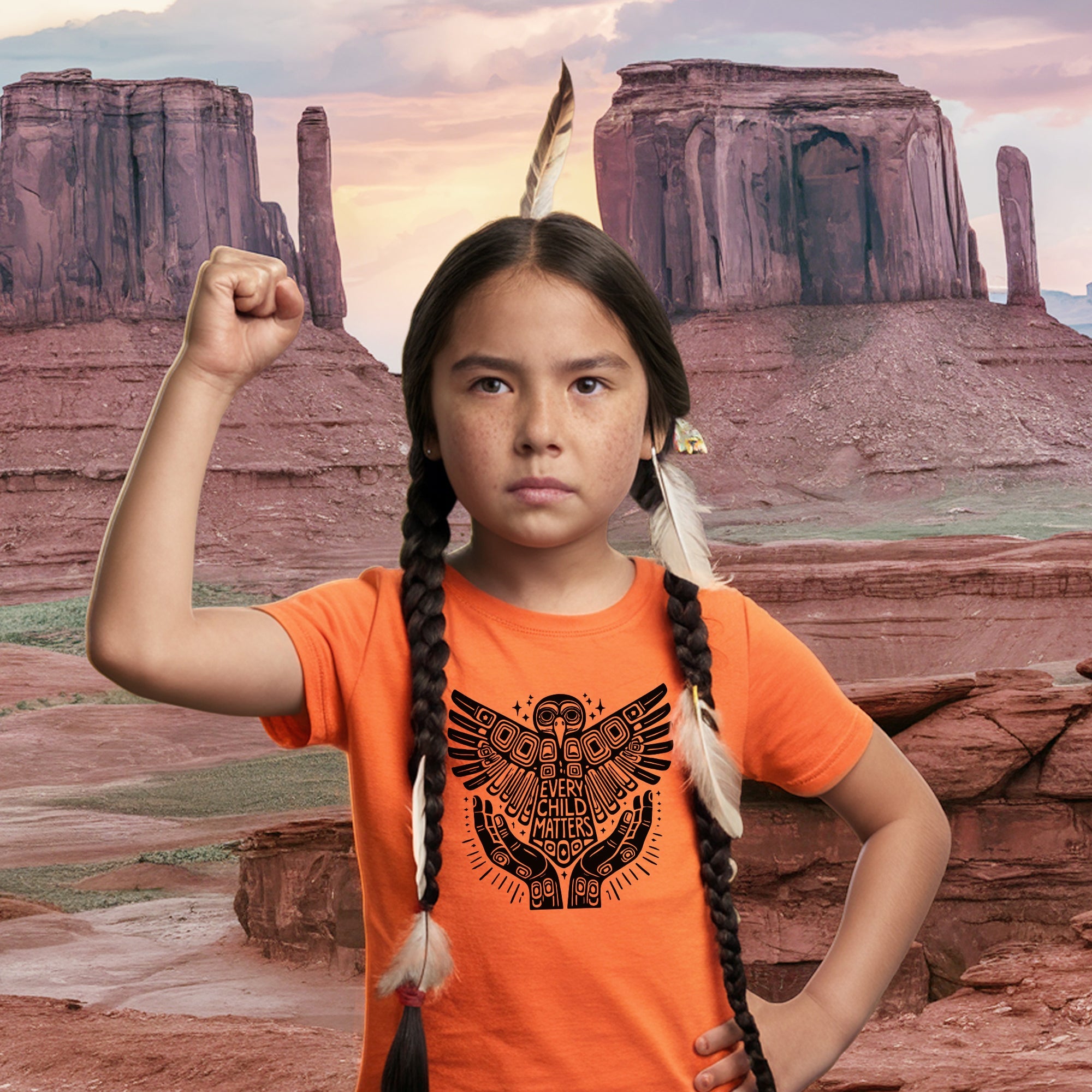 Every Child Matters Owl Bird Feather For Orange Shirt Day Unisex T-shirt/Hoodie/Sweatshirt 299