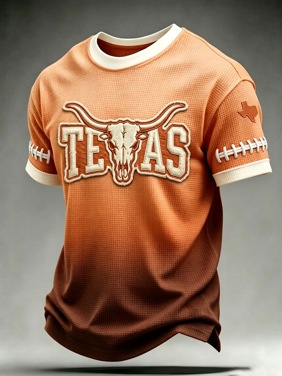 Men's Football Fan Waffle T-Shirt