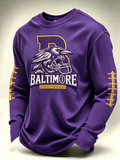 Men'S Football Printed Waffle T-Shirt