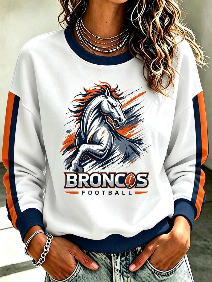 Women'S Football Fan Casual Sweatshirt